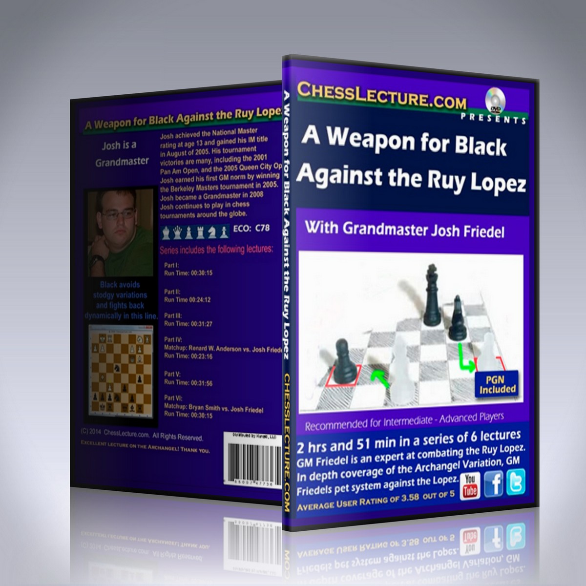A Weapon for Black Against the Ruy Lopez – GM Josh Friedel - Online Chess  Courses & Videos in TheChessWorld Store